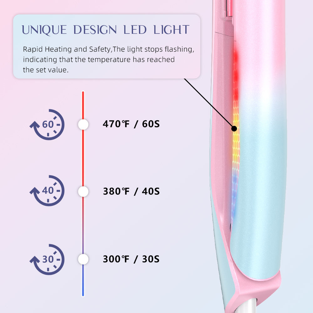 2 In 1 Hair Straightener Curler