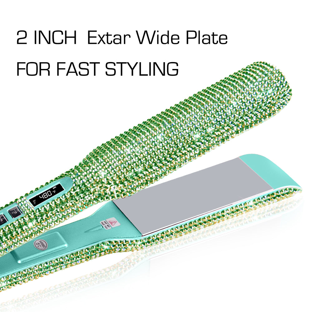 Rhinestones Hair Straightener Flat Irons Tools