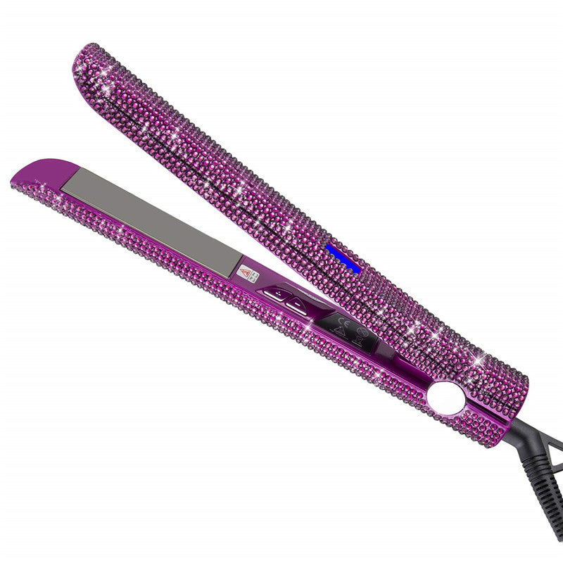 Madami® Crystal Hair Flat Irons Titanium Floating Plate Hair Styling Tool On Sale