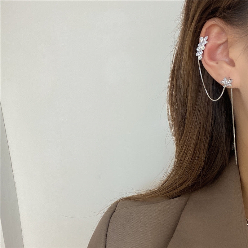 Flower Ear Clip (1 Pair)
