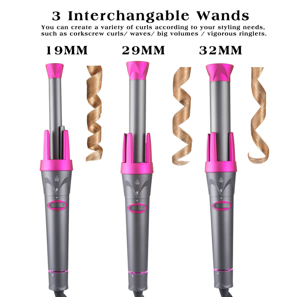 3 In 1 Ceramic Barrels PTC Heating Curling Iron Wands