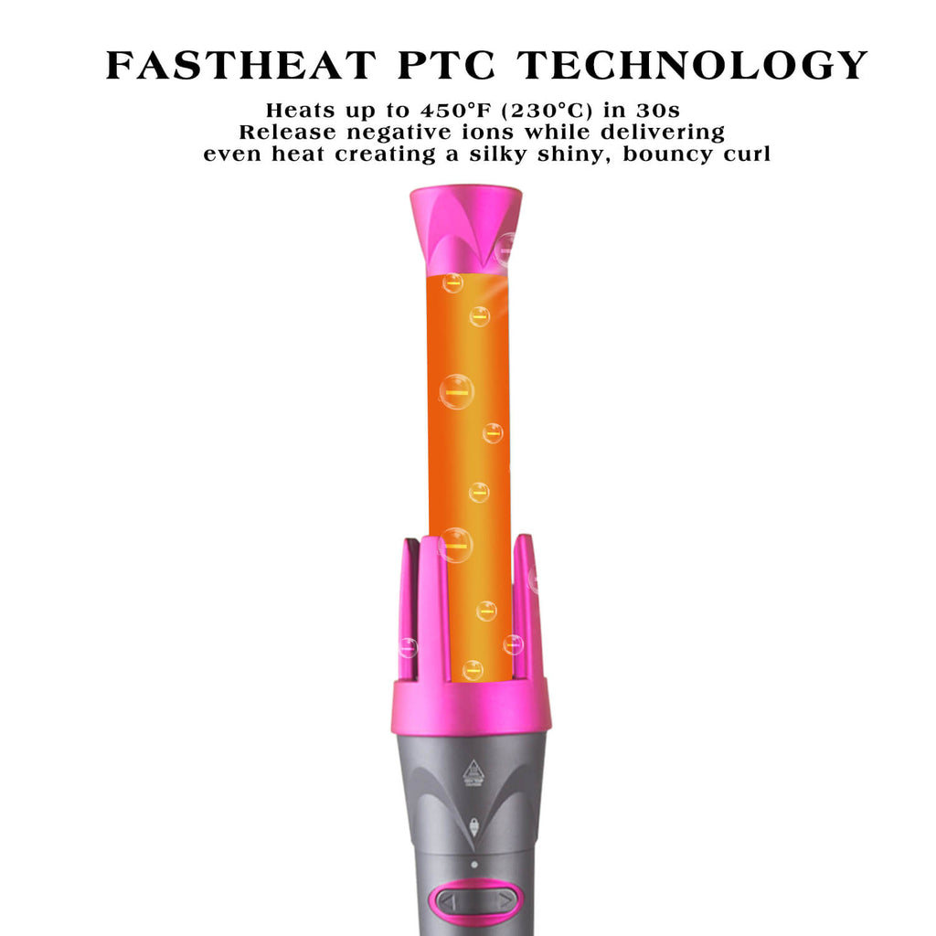 3 In 1 Ceramic Barrels PTC Heating Curling Iron Wands
