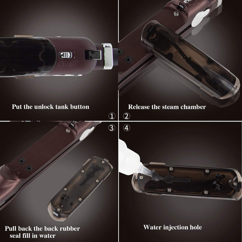 Professional Salon Steam Hair Straightening Iron