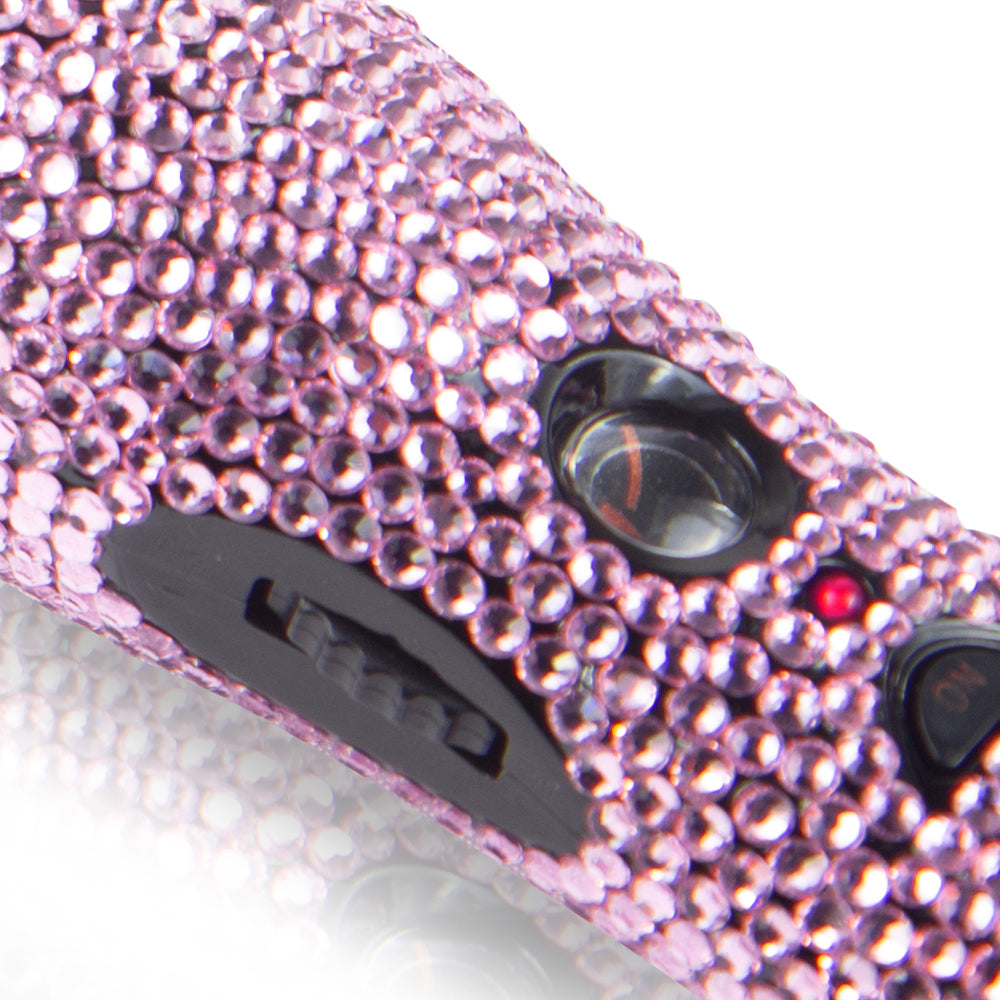 Hair Straightener Heating Comb with Rhinestone