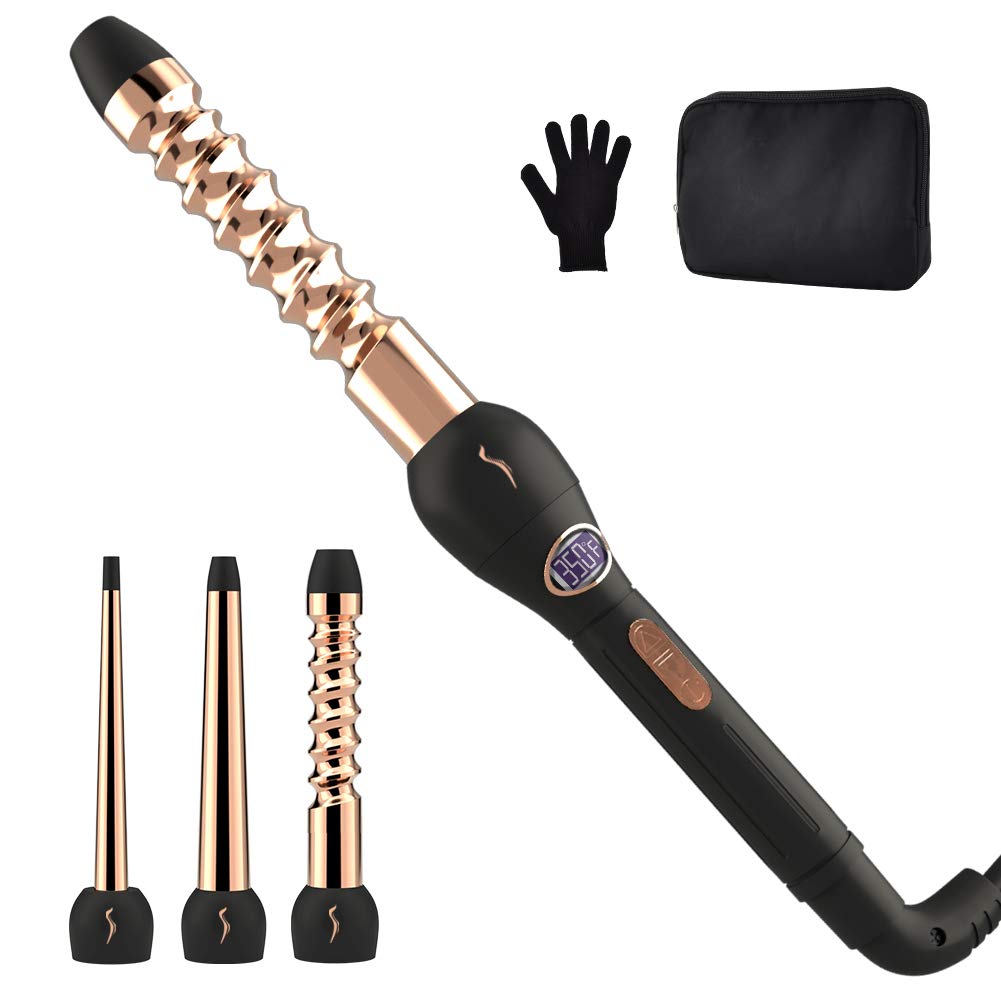 Interchangeable 3 in 1 Hair Curler Wand