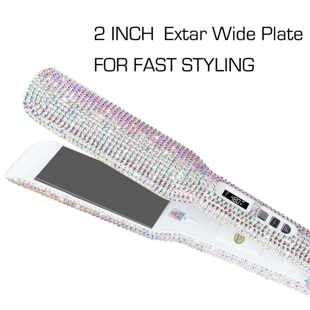 Crystal Hair Straightener Flat Irons Tools