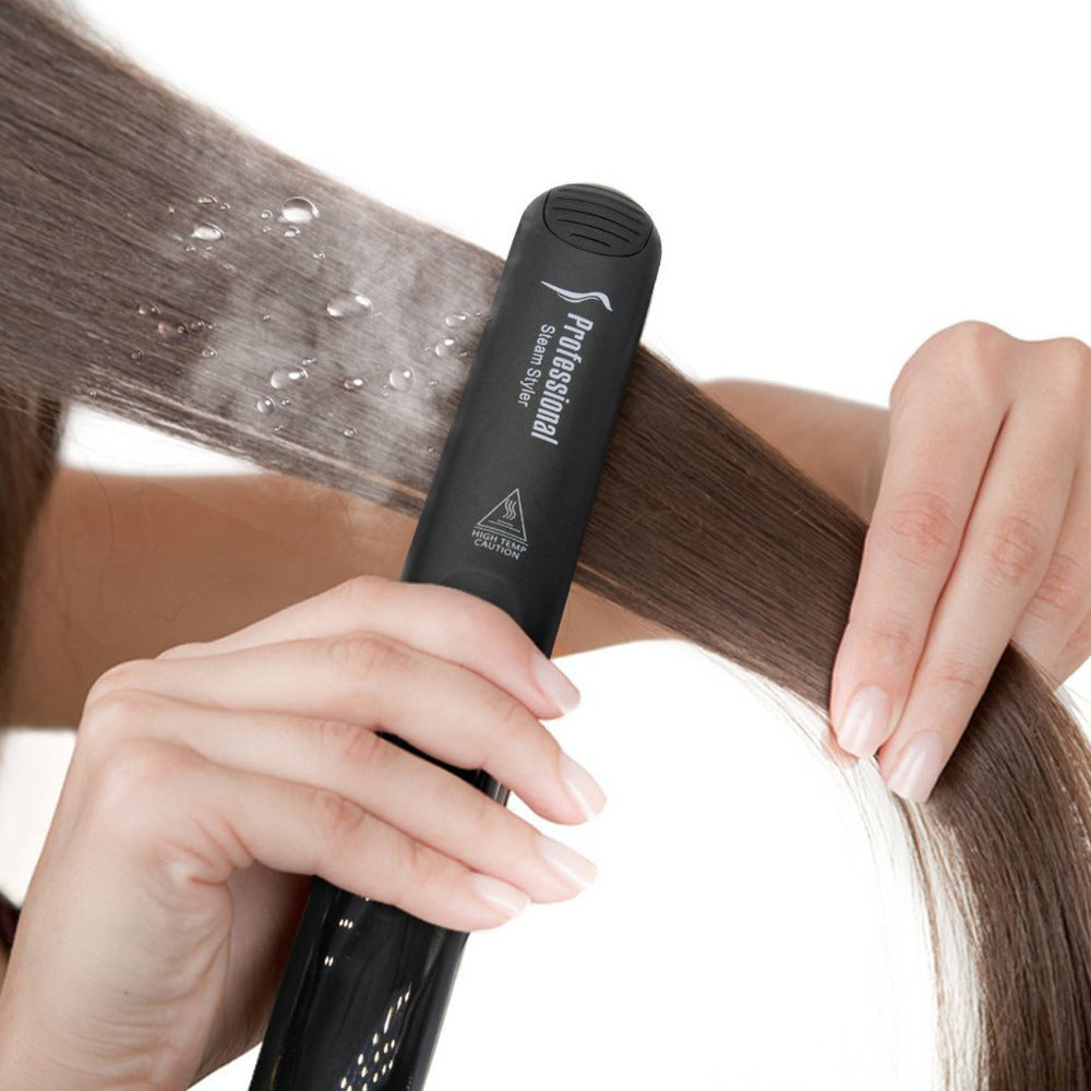 Steam Flat Iron Hair Straightener,salon pro professional steam hair straightener