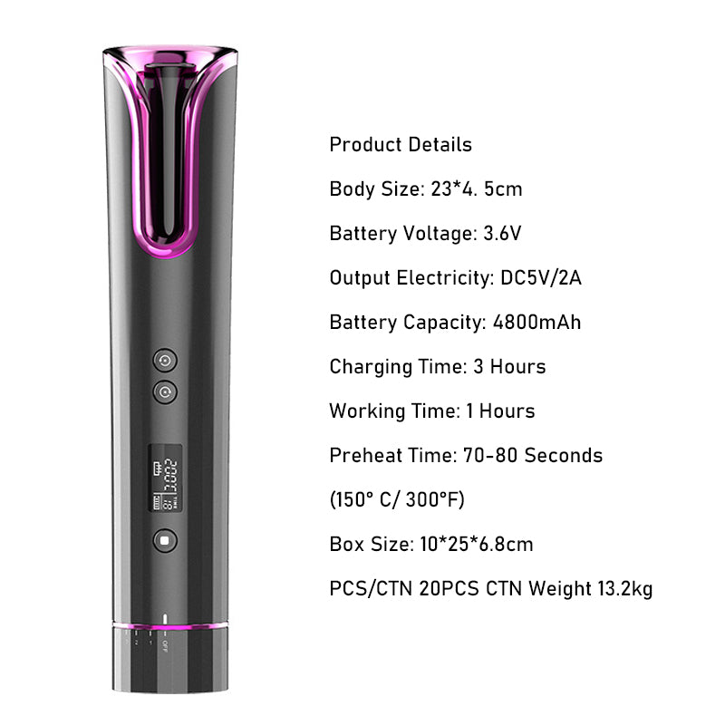 Automatic Hair Curler USB Charging