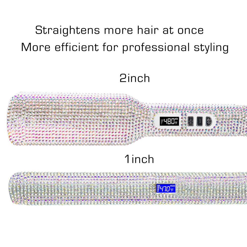 Crystal Hair Straightener Flat Irons Tools