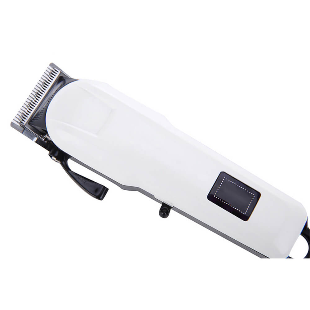 LCD Rechargeable Stainless Steel Blade Electric Hair Clipper