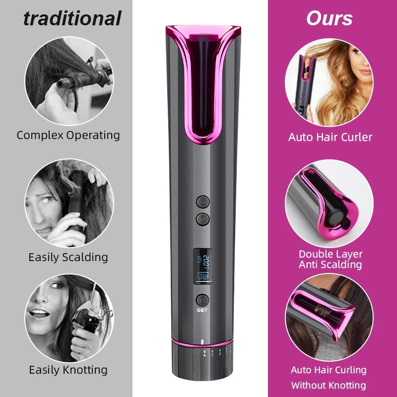 Automatic Hair Curler USB Charging