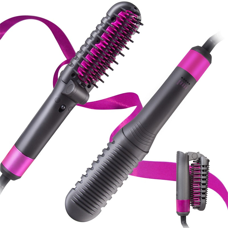 Madami Fold Ionic Electric Hair Brush Straightener