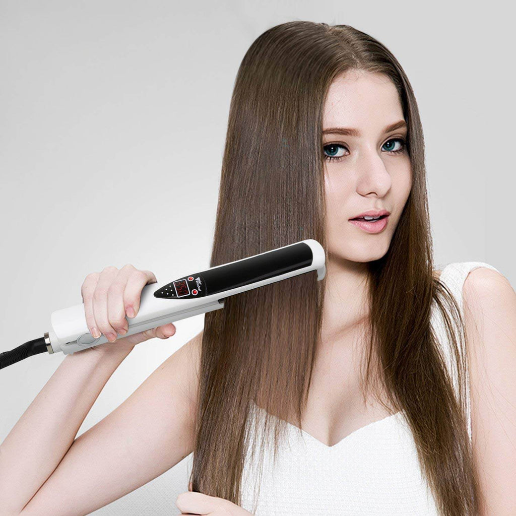 100% CERAMIC HAIR STRAIGHTENER BLACK FLAT IRONS